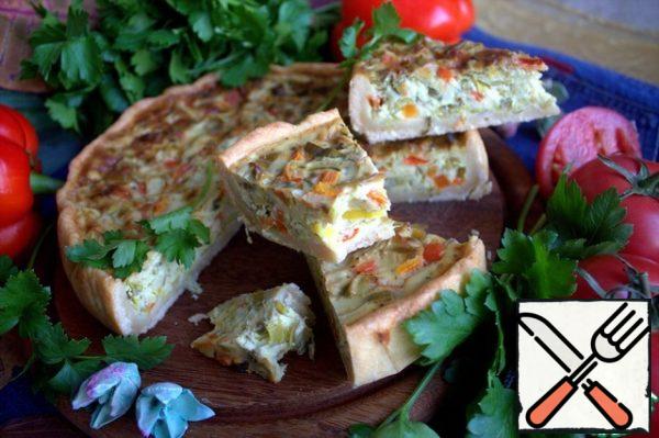 Cut into portions like a regular pie. Delicious with strong sweet tea.