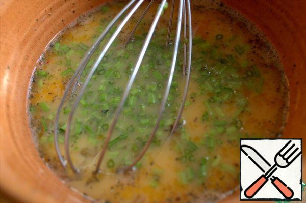 Add seasonings and parsley stalks.