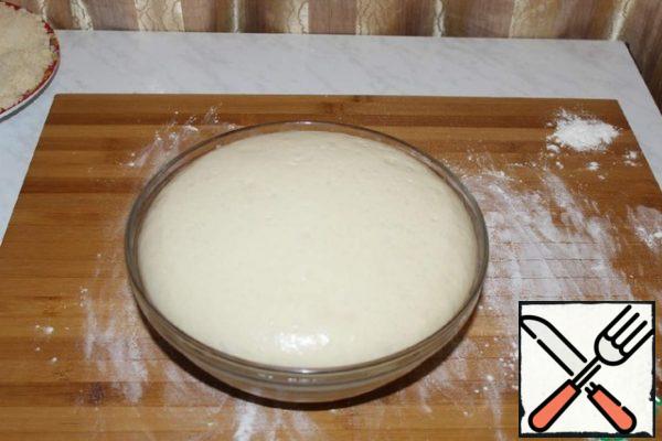 The dough came up.