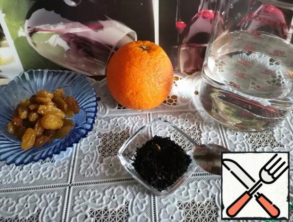 Our product.

* Add the amount of tea at your discretion, trying not to clog the orange flavor.