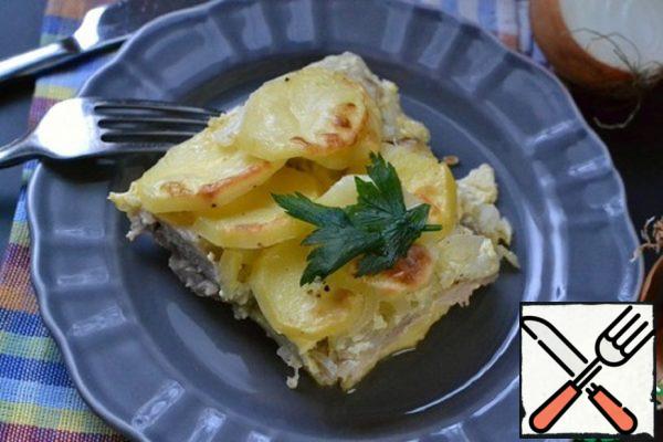 Potato Casserole with Chicken Recipe