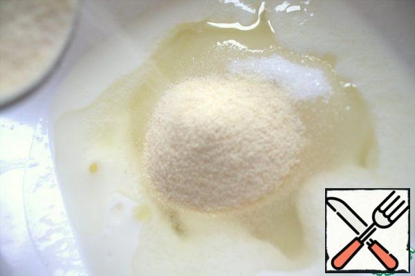 And semolina.