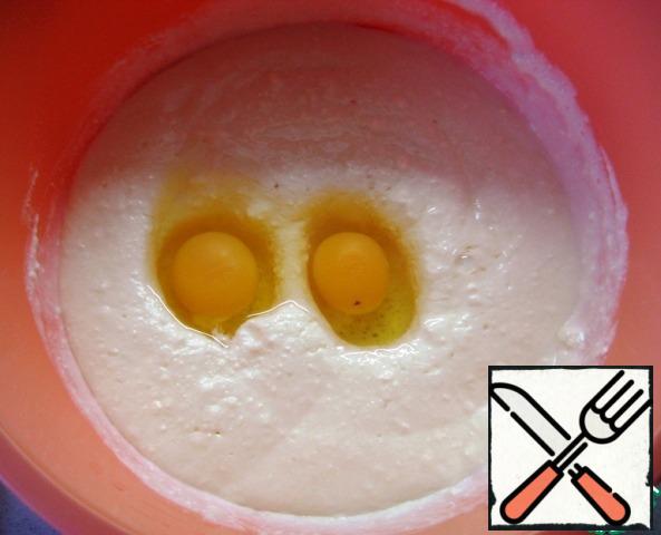 Add egg.