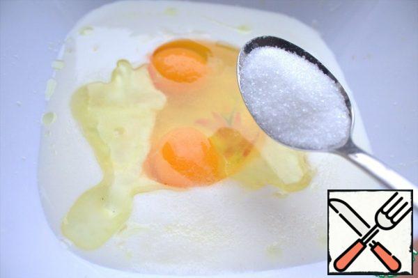 Add salt and sugar.