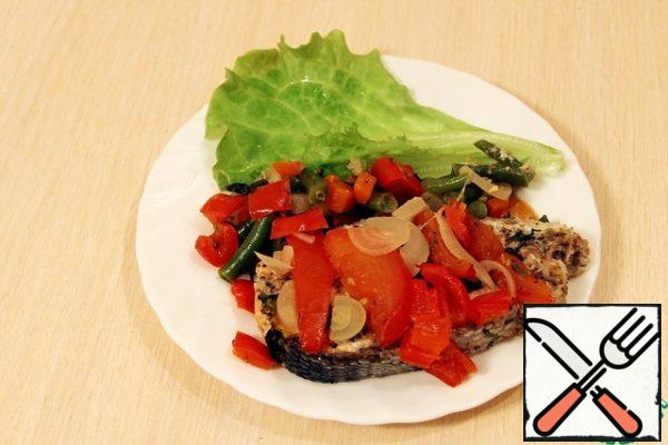 Beautifully served.
Bon Appetit!