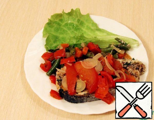 Chum Salmon in Vegetable Sheepskin Coat Recipe