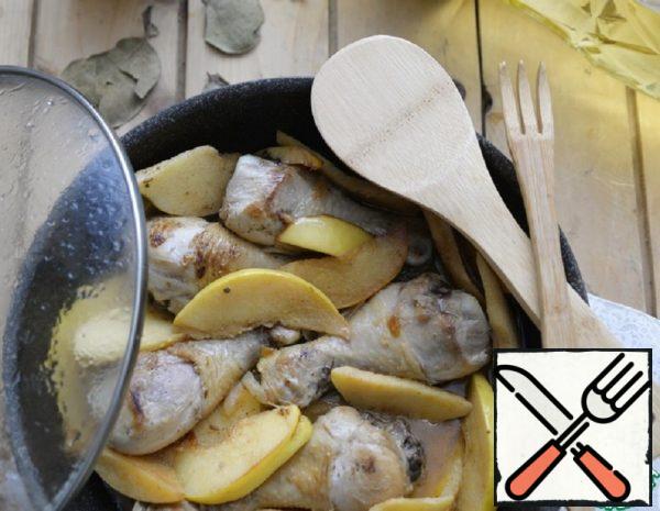 Roast Chicken Drumsticks with Quince Recipe