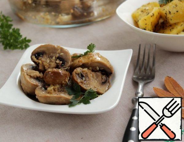 Mushrooms are ready! Great appetizer!