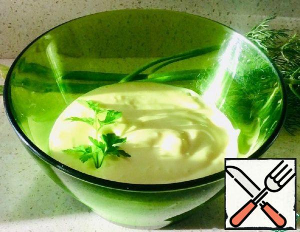 Mayonnaise "Minutes" with 3 Ingredients Recipe