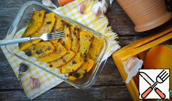 Baked Pumpkin with Basil Recipe