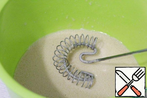 Beat with a whisk until smooth.