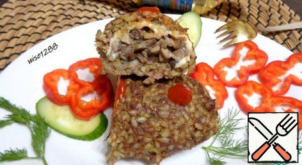 Meatballs with Mushroom Filling Recipe