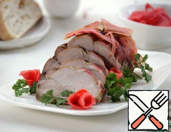 Boiled Pork with Pickled Ginger Recipe