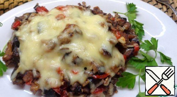 Meat Tortilla with Eggplant and Pepper Recipe