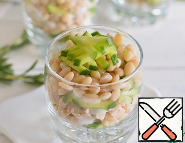Salad with Beans and smoked Chicken Recipe