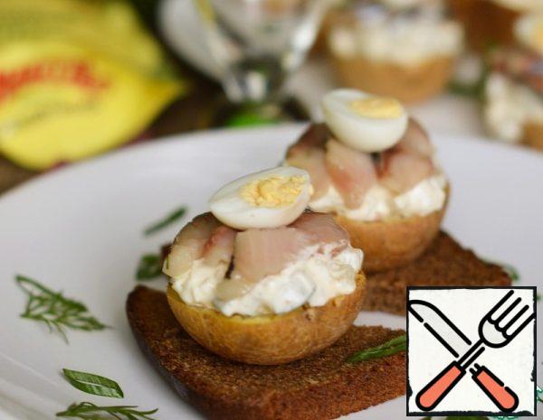 Baked Potatoes with Herring Recipe