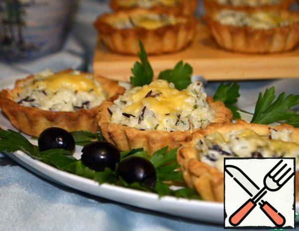 Baskets of Rice, Salmon and Cheese Recipe