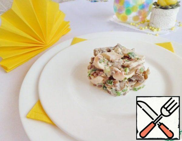 Salad with variegated Lentils Recipe