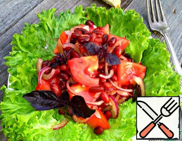 Salad with Red Beans and Tomatoes Recipe