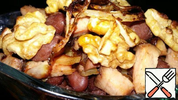 Help yourself! it's delicious! the cooking time is indicated without the cooking time of the beans.