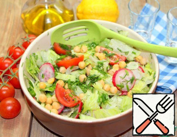 Vegetable Salad with Chickpeas Recipe