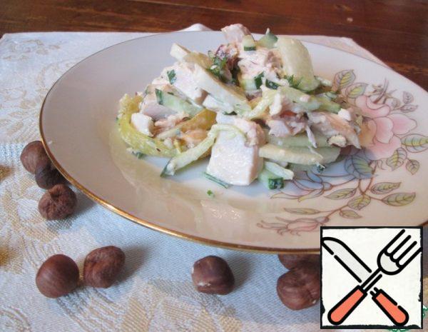Salad with Chicken and Pear Recipe