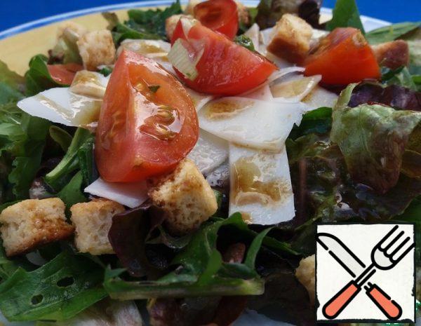 Bright Salad with Cheese Recipe