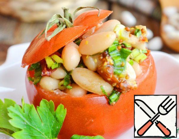 Tomato with Mint Bean Salad Recipe