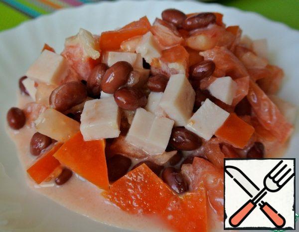 Spicy Salad with Beans Recipe