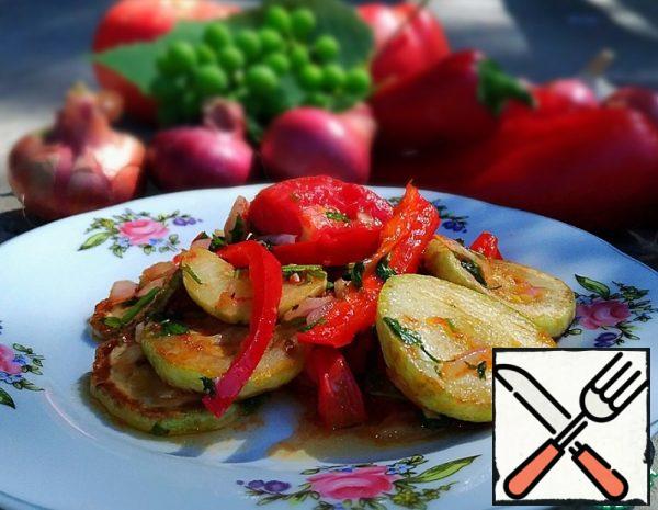 Warm Zucchini Salad Recipe