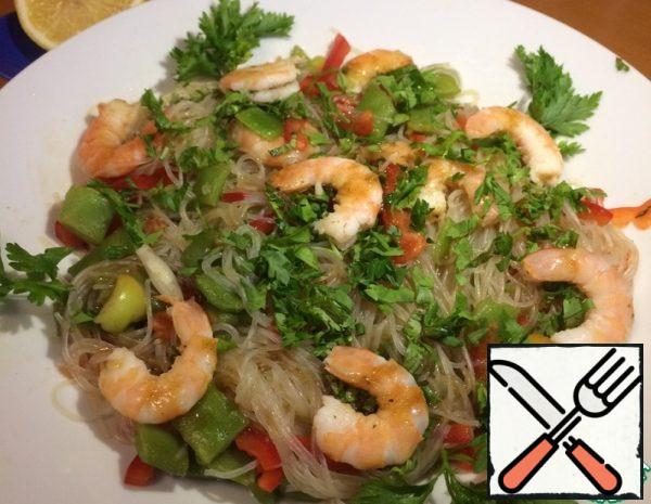 Cellophane with Shrimp and Beans Recipe