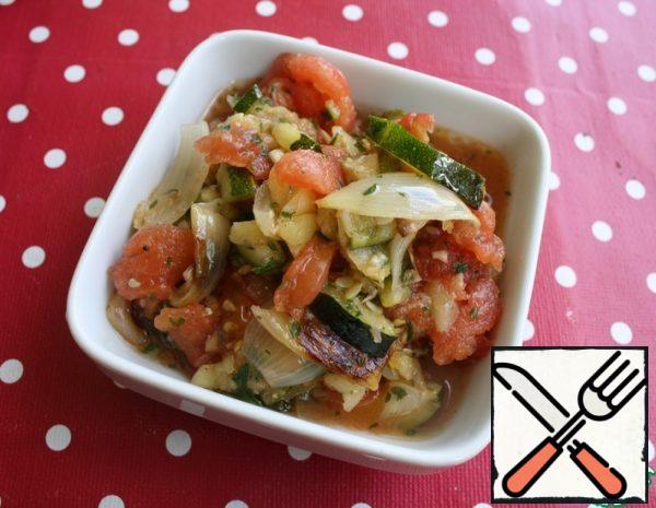 Appetizer with baked Zucchini Recipe
