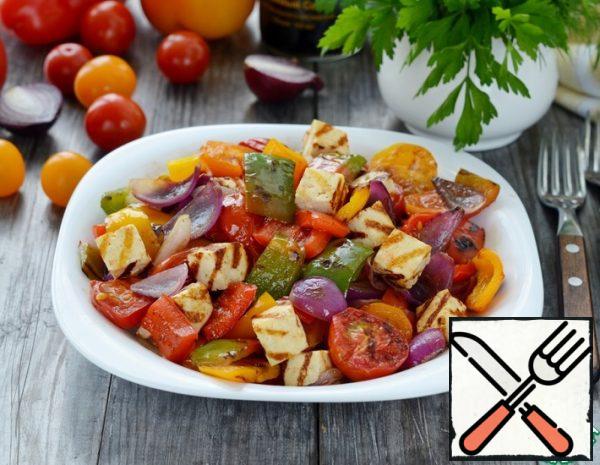 Warm Salad with grilled Cheese Recipe