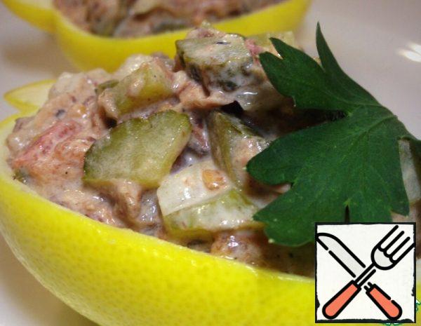 Salad in Lemon Cups Recipe