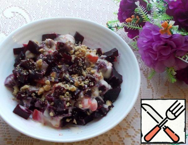 Beetroot Salad with Garlic and Nuts Recipe