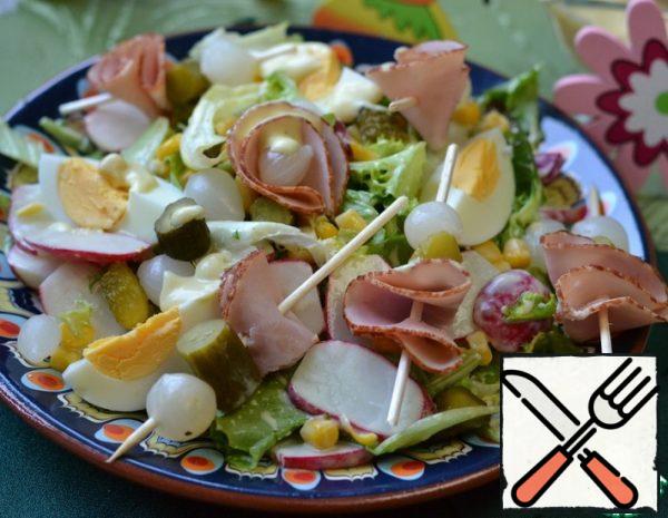 Salad with boiled Egg Recipe