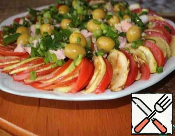 Zucchini Salad with Tuna Recipe