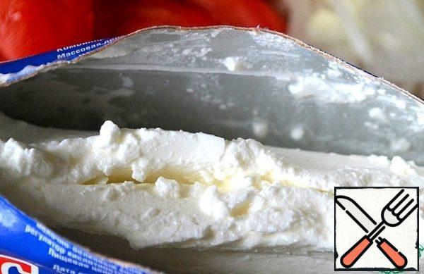 We use soft cheese.