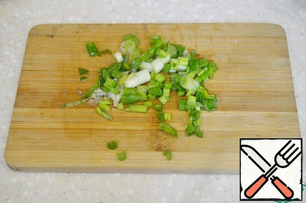 Chop the onion.
