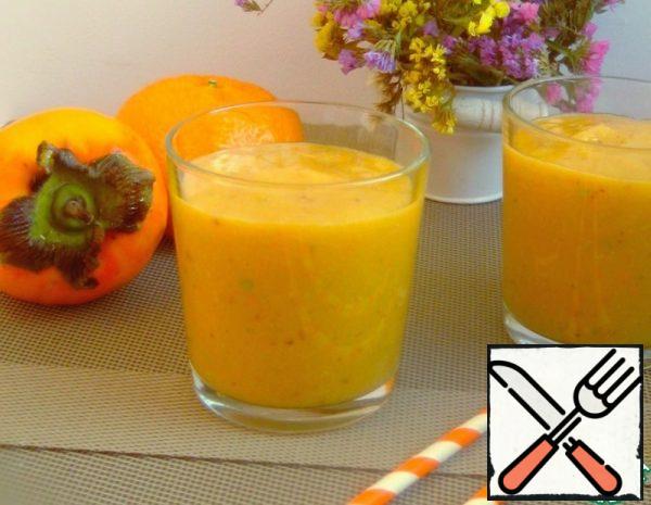 Feijoa, Tangerine and Persimmon Smoothie Recipe