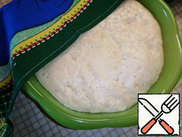 The dough should double in size.