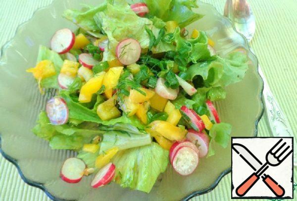 Pepper and Radish Salad Recipe