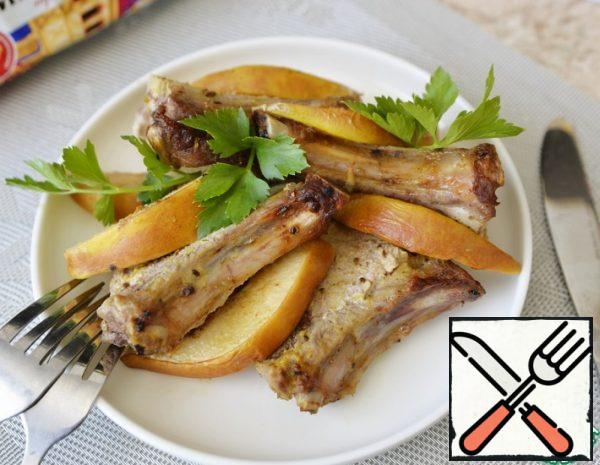 Pork with quince in Mustard Marinade Recipe
