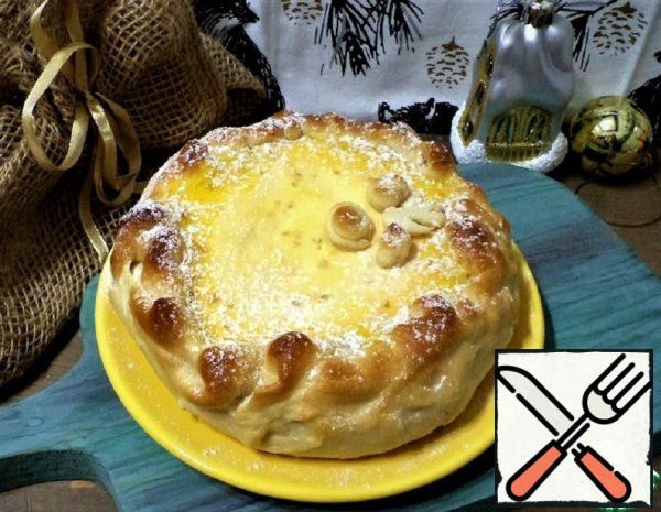 Pie with Cottage Cheese, Pumpkin and Dried Apricots Recipe