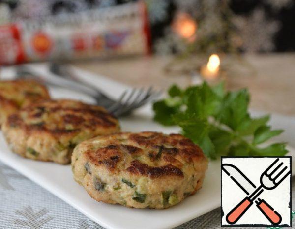 Minced Pink Salmon Cutlets with Mustard Recipe