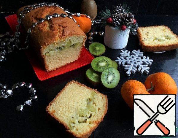 Curd Cake with Kiwi Recipe