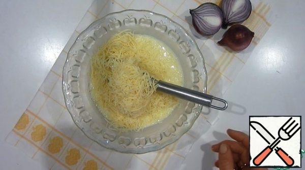Add butter, milk and cheese.