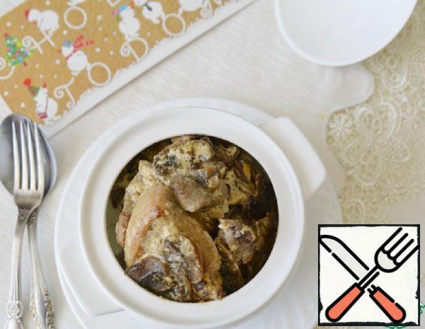 Pork with Mushrooms in Mustard Sauce Recipe