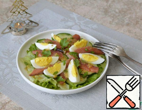 Salmon Salad with Mustard Dressing Recipe