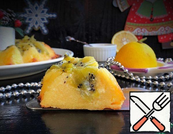 Cottage Cheese Casserole with Kiwi Recipe